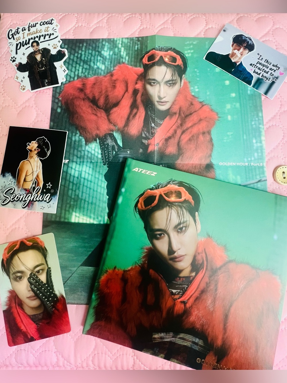 Ateez Golden Hour Part 5 Seonghwa digipack (Hello82 version)